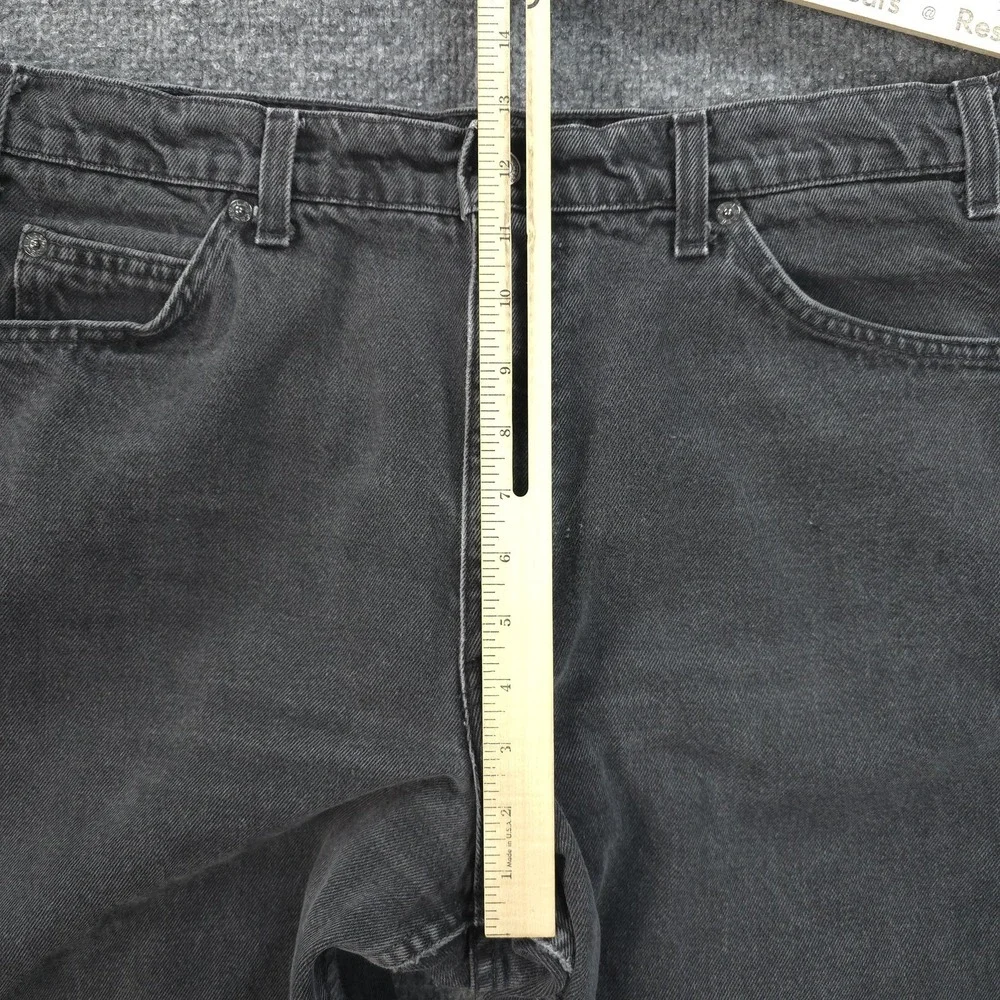 Vintage Levis Jeans Mens‎ 36x32 Black Denim 550 Relaxed Orange Tab 90s USA
